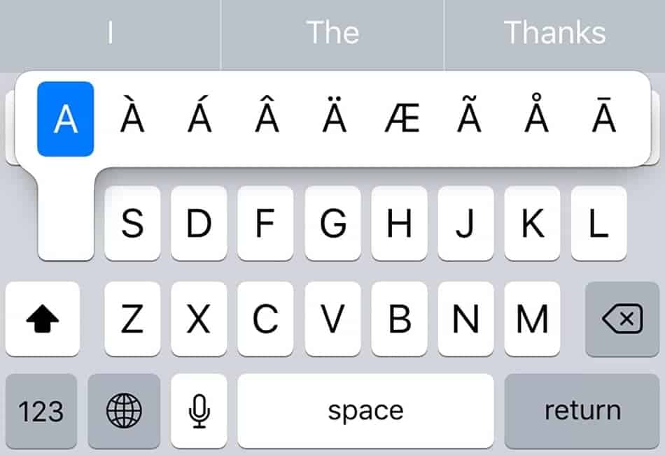 How To Get Spanish Accents On Iphone Keyboard